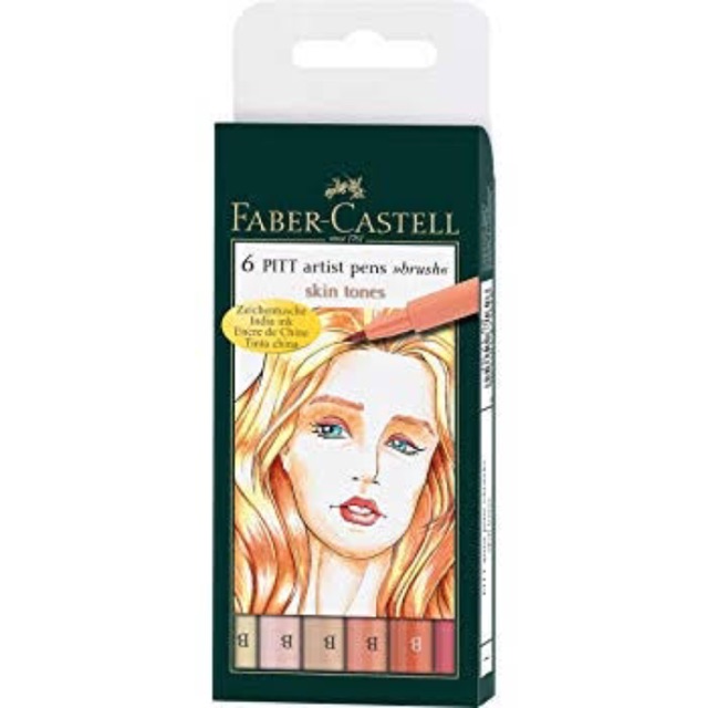 

Faber-Castell | Skintone Brush Pen Set 6