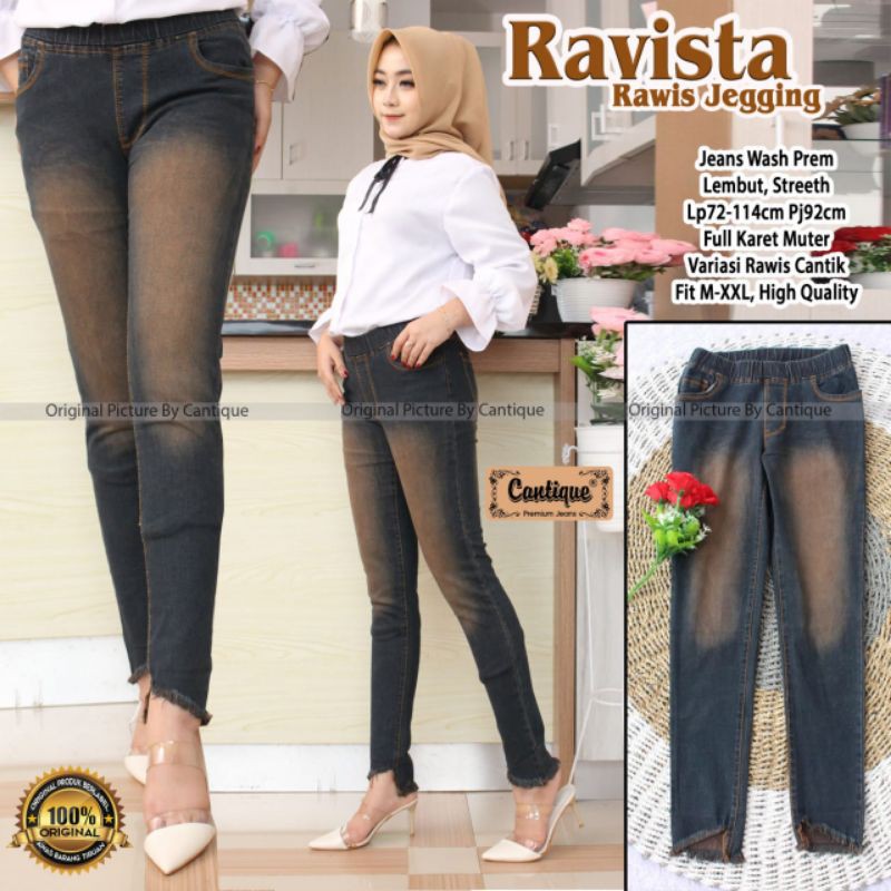 {PREMIUM JEANS} ravista rawis jegging jeans by Cantique