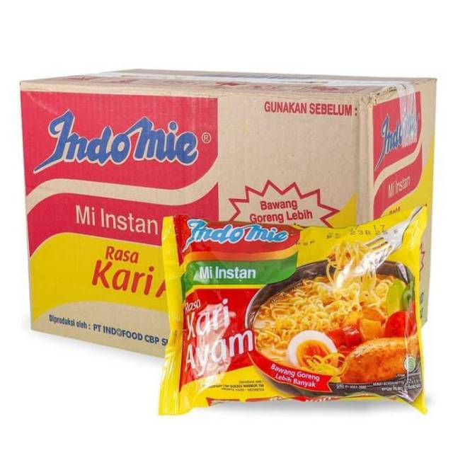 

Indomie kari ayam 1dus isi 40pack