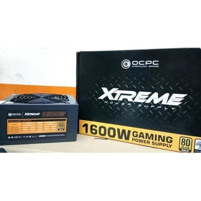 OCPC XTREME 1600W 80+ Gold Efficiency Power Supply Gaming