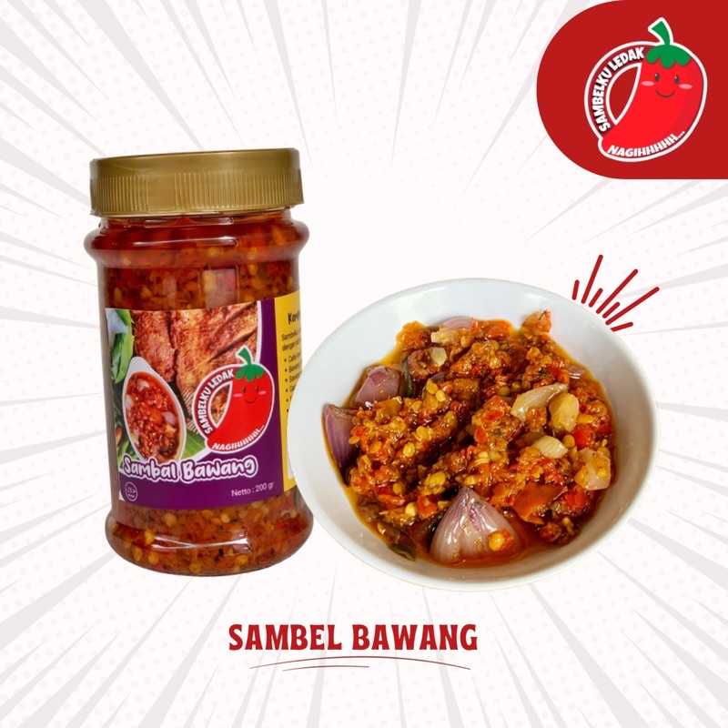 

Sambel Bawang by Sambelkuledak 200grm ( HARAP BACA DESKRIPSI SEBELUM MEMBELI)