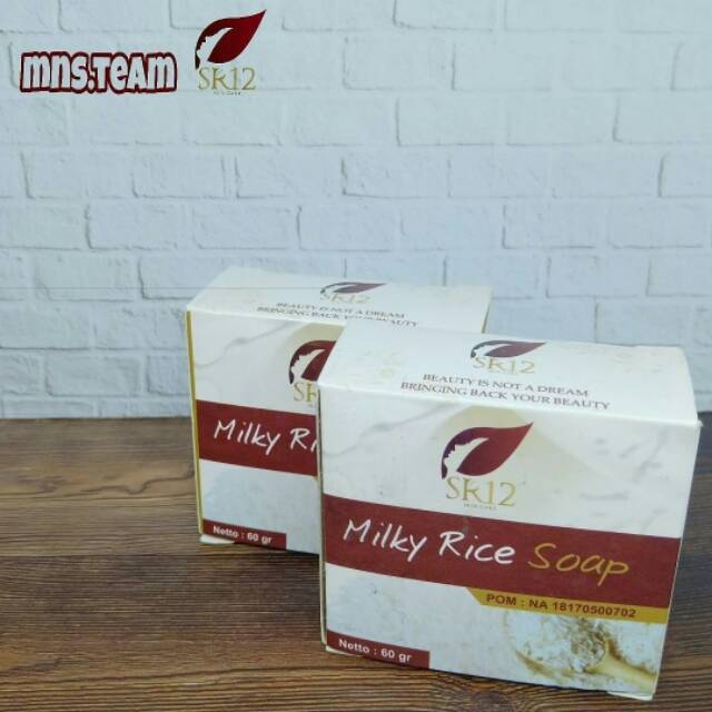 Milk rice soap
