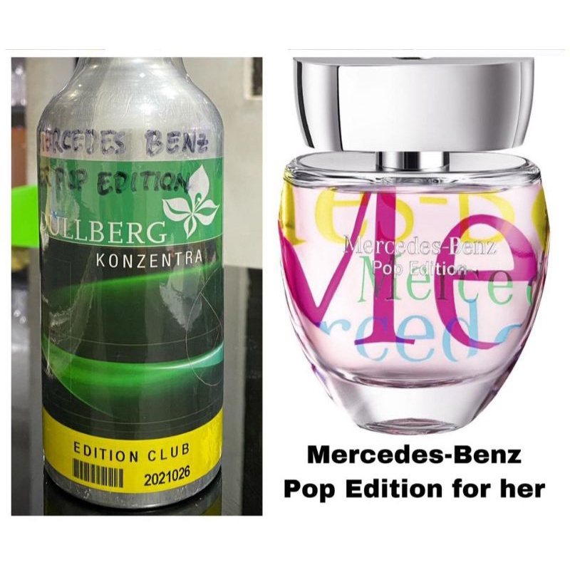 bibit parfum Mercedes-benz pop edition for her original 100mg murni asli