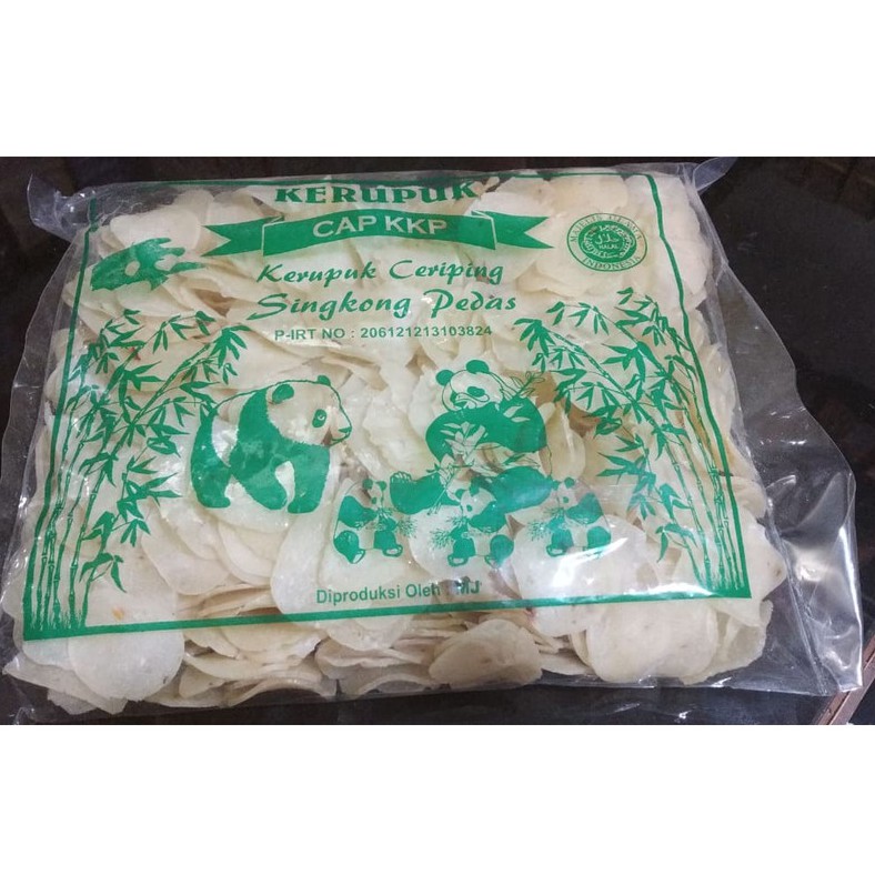 

Kerupuk Ceriping / Criping Singkong Pedas / Kerupuk PANDA KKP Mentah 500 Gram