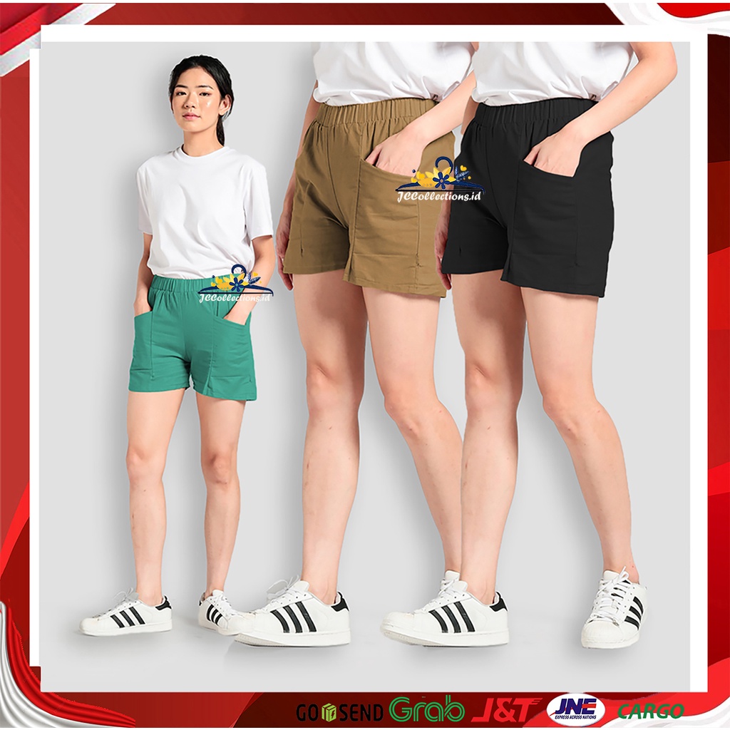 Celana Wanita Korea pendek Uffa Hotpants Pendek Wanita Korean Style  - JCCollections