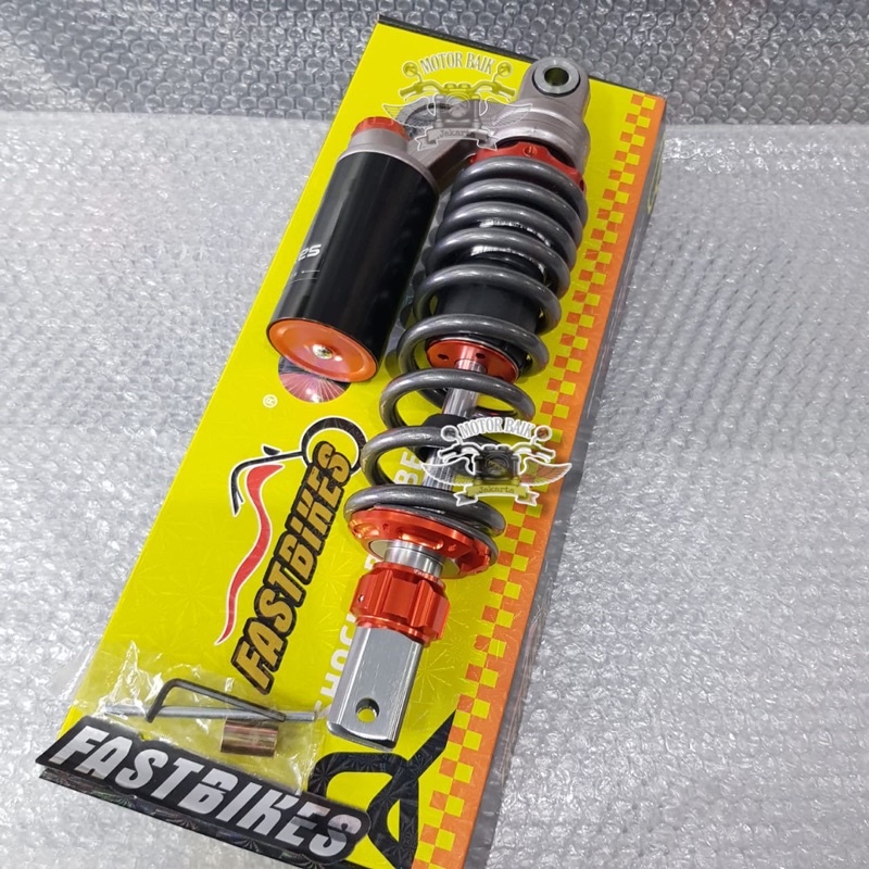 Shockbreaker sok tabung fastbikes copy KTC extreme titanium grey 330mm vario beat scoopy xride