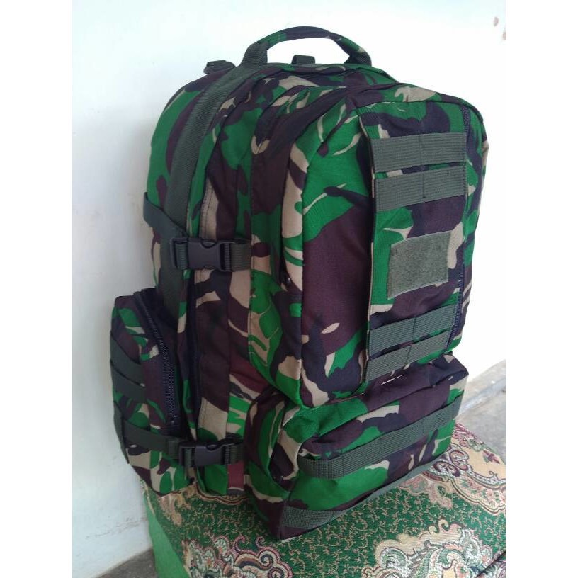 TAS RANSEL TENTARA TNI ASLI BAGUS ORIGINAL KUAT TEBAL AWET SEKALI