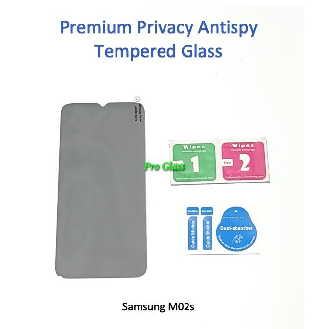 Samsung M02 / M02s Privacy Anti Spy / Antispy Premium Tempered Glass