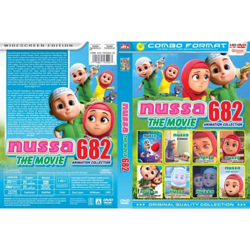 Kaset Koleksi Film Kartun Anak : Nussa Rara The Movie 682