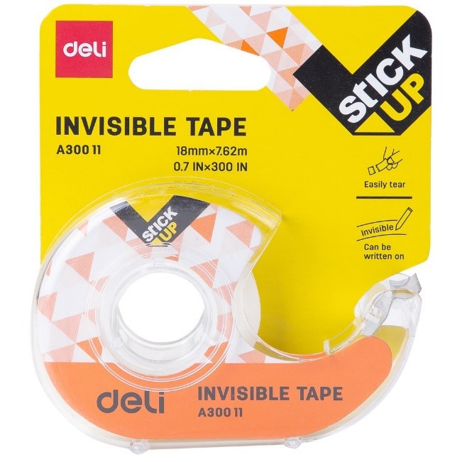 

Deli Invisible Tape 18mm - Celotape isolasi selotip perekat (EA30011)