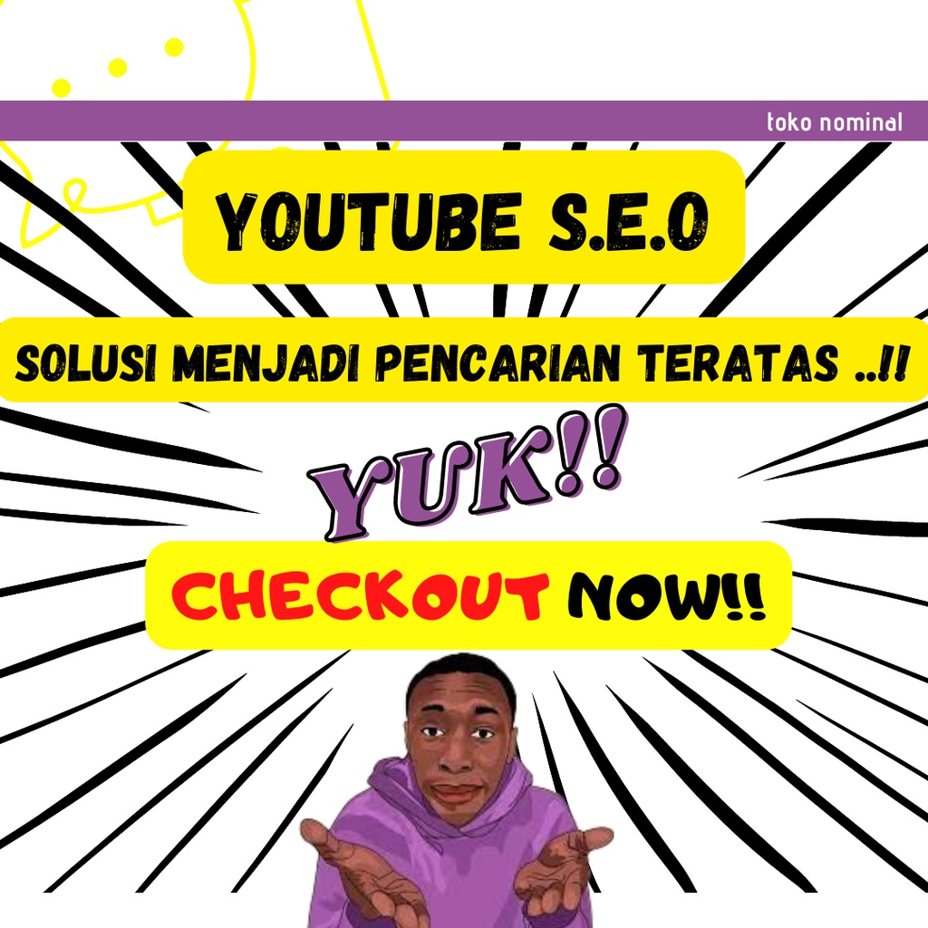 YOUTUBE SEO - Jasa pasang kata pencarian untuk youtube