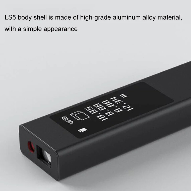 XIAOMI DUKA LS-5 - 40M Laser Rangefinder Meter - OLED Touch Screen - Meteran Laser Max 40M dari DUKA