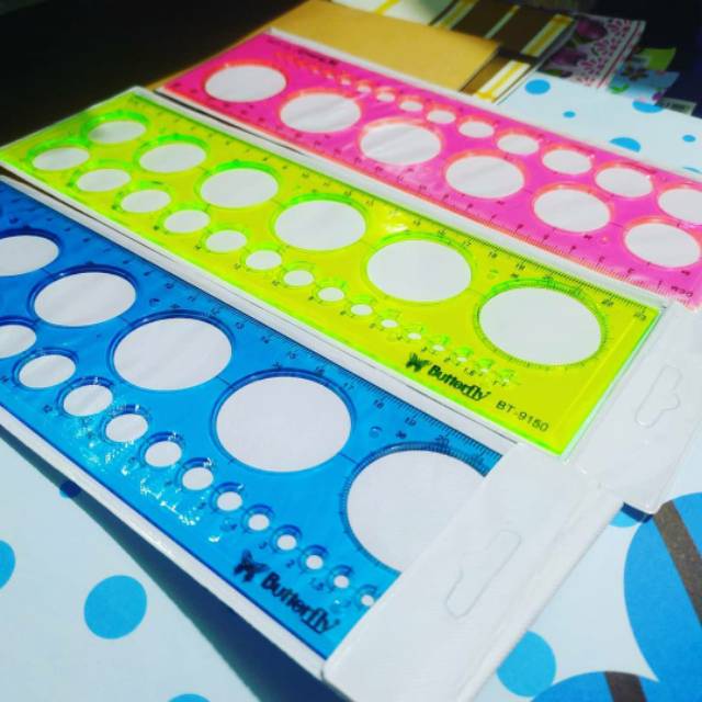 

Penggaris Lingkaran / Bulat BUTTERFLY BT9150 ( BT-9150)