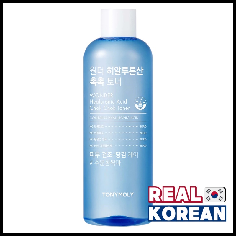 Tony Moly Wonder Hyaluronic Acid Chok Chok Toner 500ml