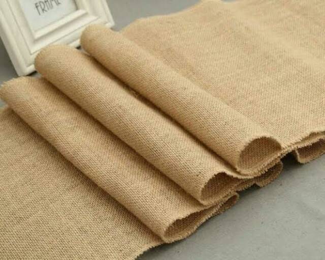 (𝙆𝘼𝙄𝙉 𝙂𝙊𝙉𝙄 𝙍𝙊𝙇𝙇) KAIN GONI uk 300cm x 120cm / BURLAP / RUSTI GRADE A+