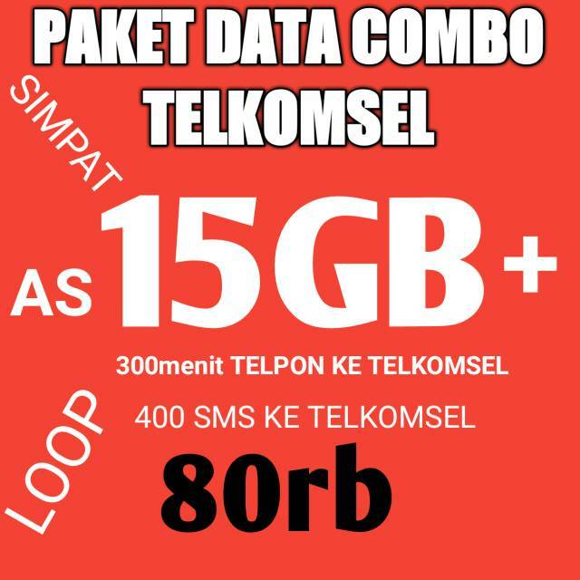 Paket Combo Telkomsel Paket Kartu Sakti Paket Data Telkomsel Mura Pulsa Telkomsel 85rb Shopee Indonesia