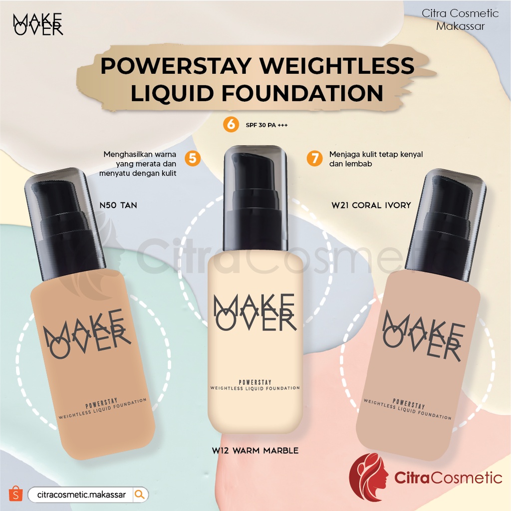 Make Over Powerstay Weightless Liquid Foundation 33Ml