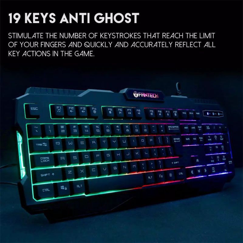 Keyboard Gaming Fantech HUNTER PRO K511 Kualitas Terbaik