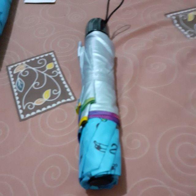 Payung Lipat 4 Karakter Motif Banana / Pisang Anti Uv Merk Osaka Bw-073