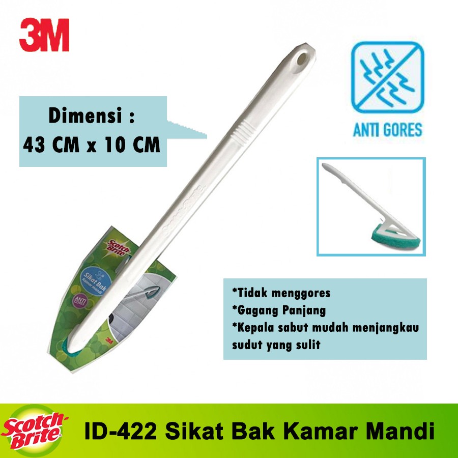 Ktmstore Sikat Bak Kamar Mandi 3M Scotch Brite ID-422