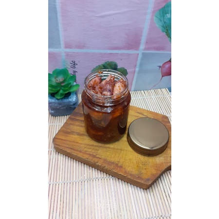 

sambal baby cumi kemasan 150ml tanpa pengawet
