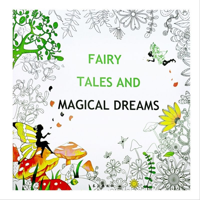 Children Adult Secret Garden An Inky Treasure Hunt Coloring Painting Book Hand coloring coloring book for children's painting color picture book