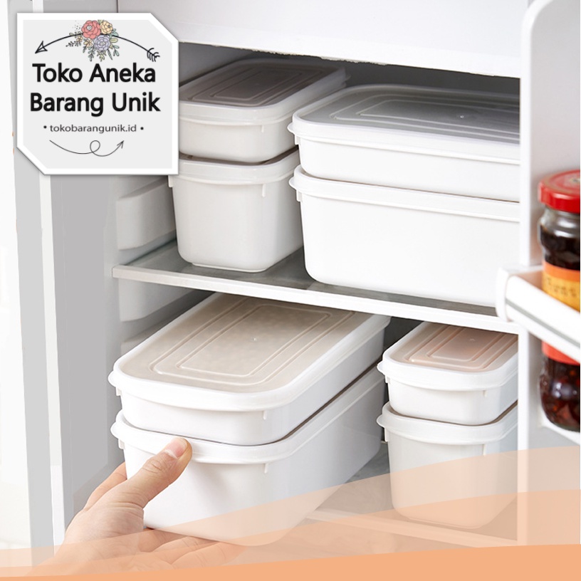 Kotak Penyimpanan Makanan Kulkas Microwave Lunch Box Wadah Tempat Makan Salad Buah Sayuran