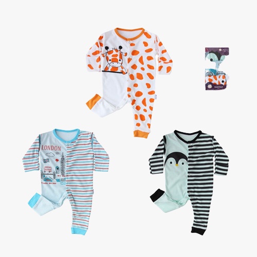 Promo Baju Sleepsuit Kazel Setelan Sleepsuit Baju Anak Bayi