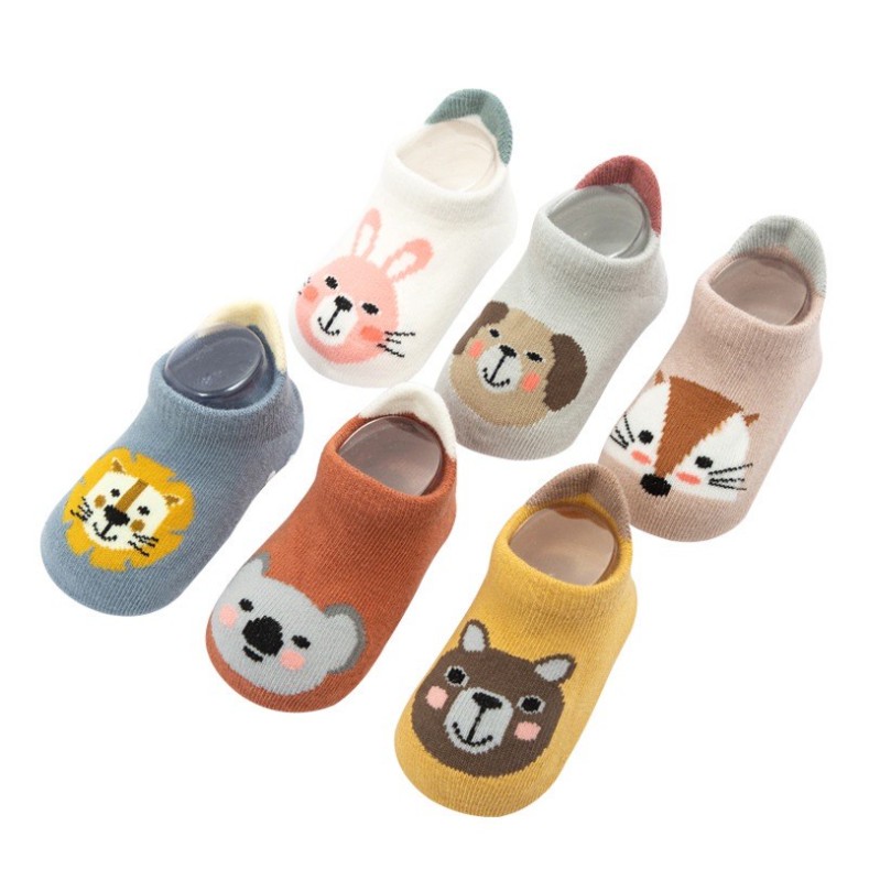 Kaos Kaki Animal 0-1 Tahun Anti Slip Threaded Back Side VC