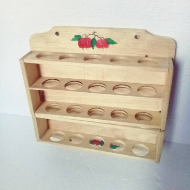 rak telur rak kayu untuk telur