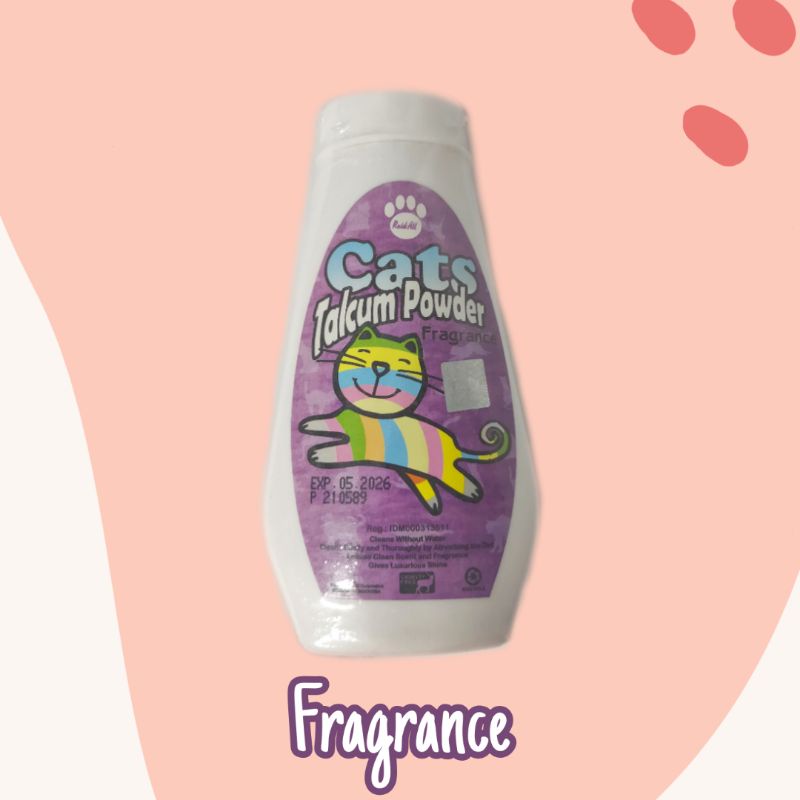 Bedak Kutu Kucing / Bedak Jamur Kucing / Bedak Wangi Kucing / Grooming