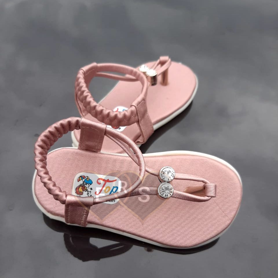 TOKOERS SDP08 26-30 Sandal Anak Perempuan Umur 3 4 5 tahun - Sandal Tali Anak Motif Diamond