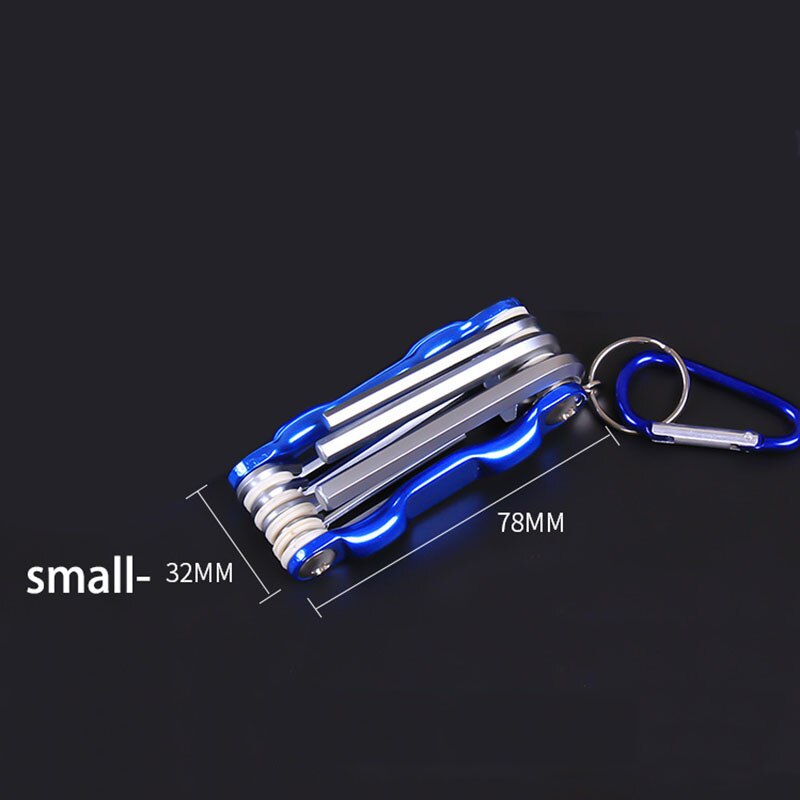 Sepeda MTB Alat Reparasi Lipat Hex Wrench Metal Metric Allen Wrench Set Hexagonal Obeng Hex Key Kunci Pas Allen Keys Hand Tool Portable Set