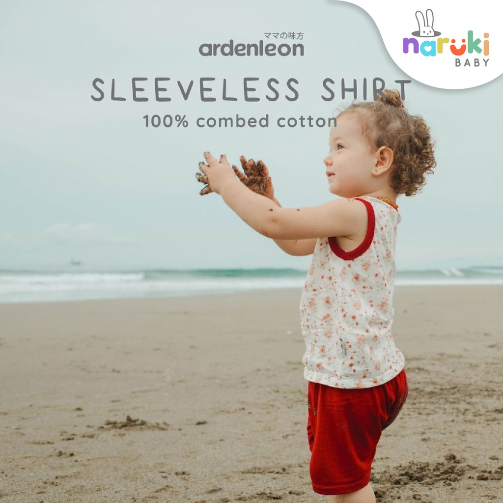 Ardenleon Sleeveless Print Baby Kids Arden Leon Baju Kutung Anak Bayi