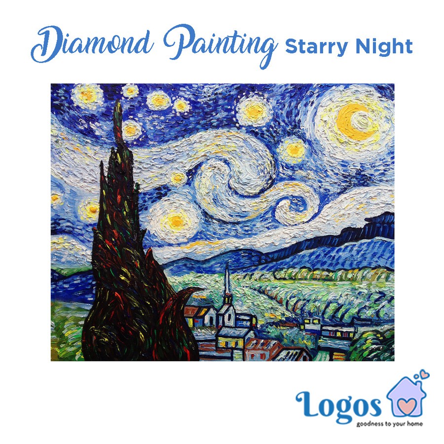 

Diamond Painting The Starry Night Vincent van Gogh Modern Art Painting