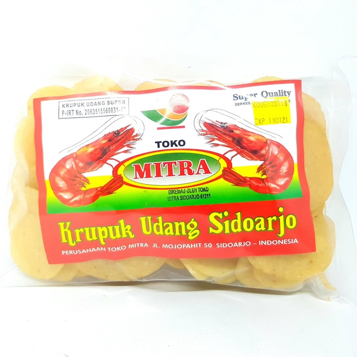 MITRA KERUPUK  UDANG SUPER 500gr KRUPUK CRACKER ASLI KHAS  