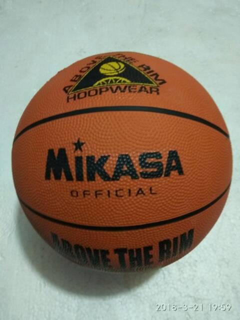 BOLA BASKET MIKASA 7&quot; ACE - FREE PENTIL &amp; BUNGKUS BUBLE