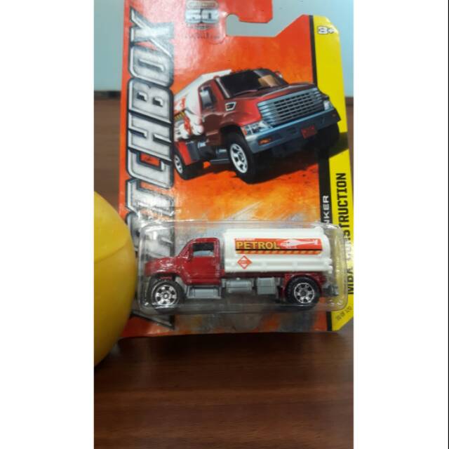 Matchbox utility tanker truck merah B17 1454 diecast