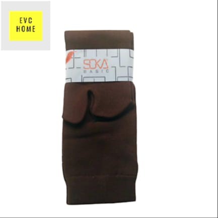 EVCHOME Kaos Kaki Soka Jempol M Basic - Kaos Kaki muslim - Kaos kaki wanita - Original-Coklat Tua