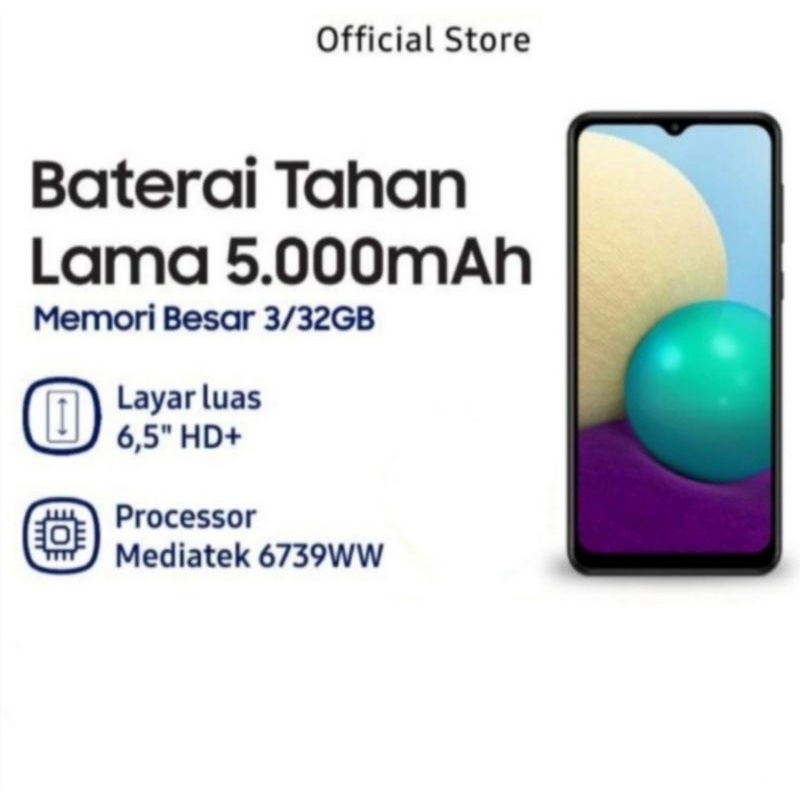 HP SAMSUNG A02 3/32GB RESMI