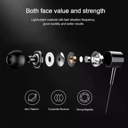 Headset - Earphone - Handsfree D21 Universal Stereo Bass