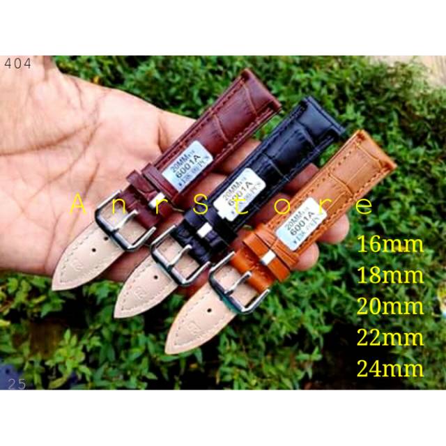 Grosir Tali Jam Tangan Kulit Pria Wanita Lentur dan Kuat Leather Strap