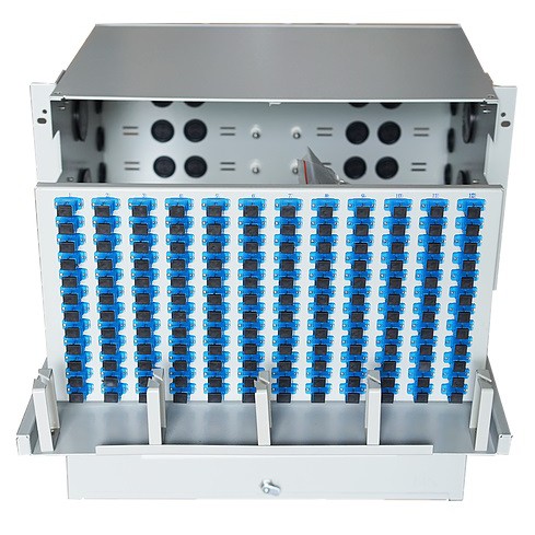 OTB Rackmount 144 core PAZ Lengkap Adapter SC Optical Termination Box