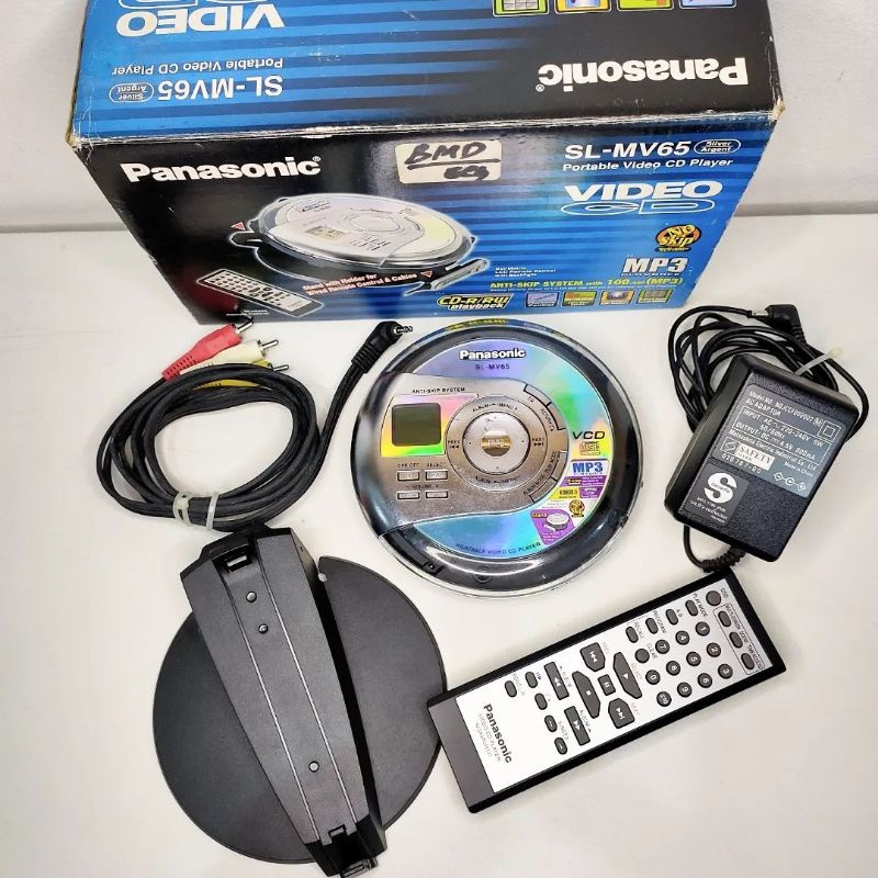 Discman PANASONIC SL-MV65 / CD Audio Player // Portable Walkman CD