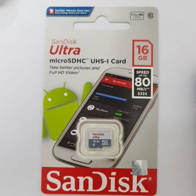 Memory Sandisk 32gb Kecepatan 100mb/s original garansi resmi Sandisk