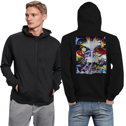 Jaket Hoodie Crush Gear Turbo Series Hoodie Ritsleting Hoodie Casual Unisex New Hoodie Zipper Bahan 