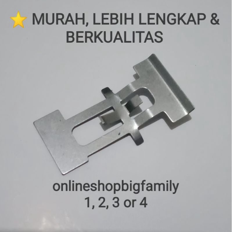 (Cek out min 15K) PLAT DISCPAD/KANVAS REM CAKRAM SEPEDA MOTOR HONDA