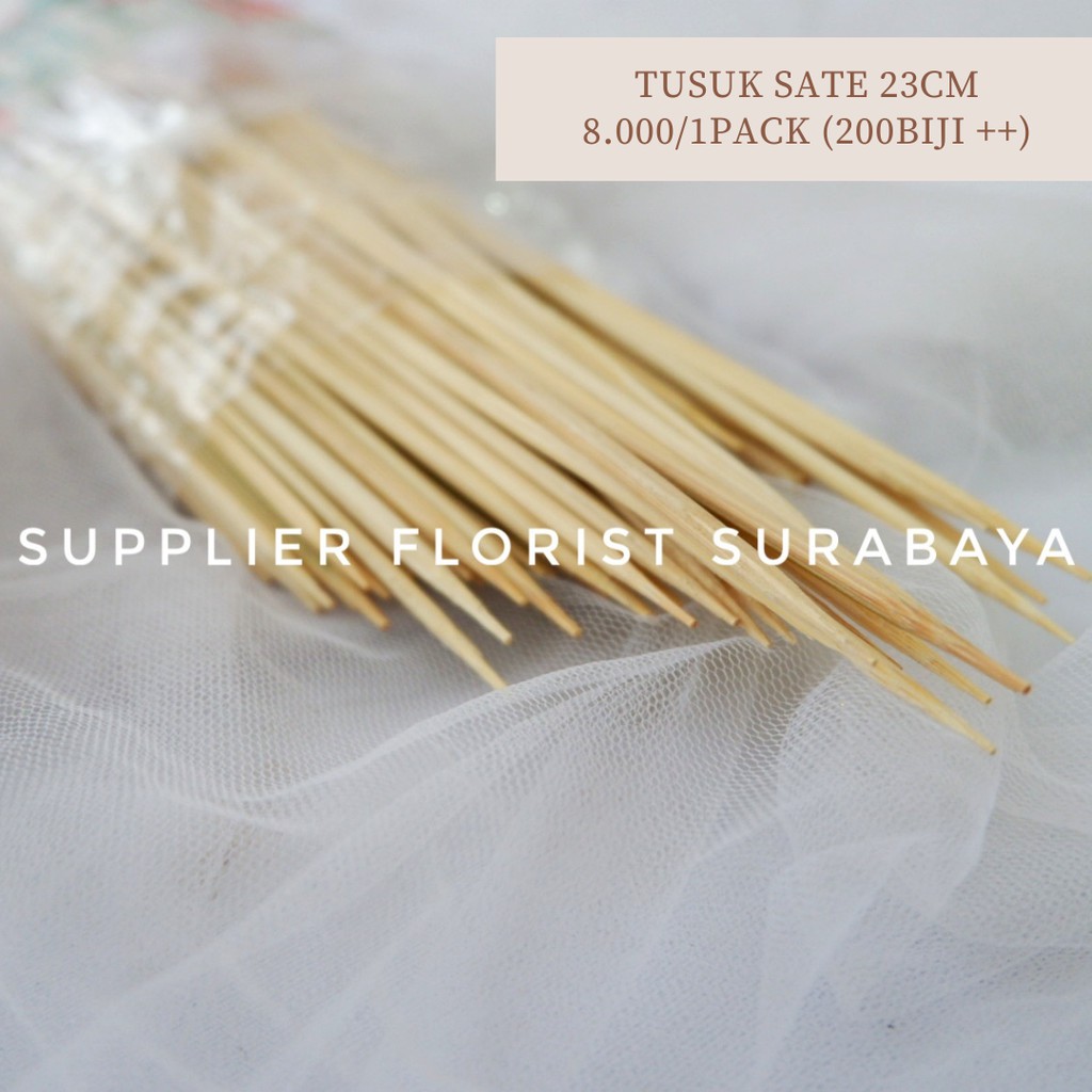 tusuk sate / batang sate / lidi/ tusuk lidi / tusuk bambu / kayu bambu