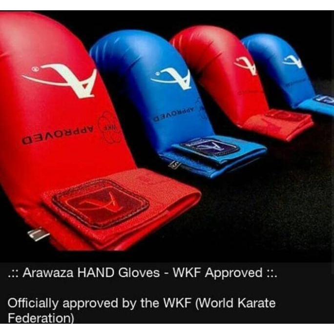 Karate Arawaza Hand Protector Wkf Approved