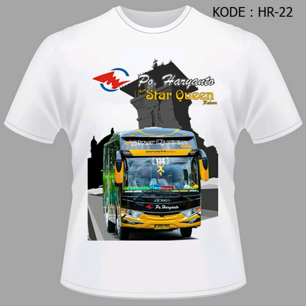 Kaos Bis Haryanto - Kaos Bus Haryanto Starqueen Bismania